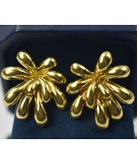 Valentin Magro 18K Gold Fireworks Style NY Designer Clip on Earrings 22.... - £2,055.10 GBP