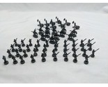 Lot Of (59) Dark Grey Replacement Risk Player Pieces - $11.58