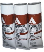 3-Holbein AcrylicGouache Artists Acrylic Polymer Emulsion 20ml D131 BURN... - $81.49 CAD