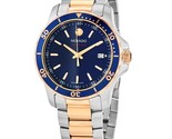 MOVADO 2600149 Series 800 Two Tone Blue Dial Stainless Steel Men&#39;s Watch - £547.57 GBP