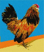 Pepita Needlepoint kit: Brilliant Rooster, 9&quot; x 10&quot; - £44.06 GBP+