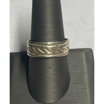 J.ESPOSITO MEN&#39;S 925 STERLING SILVER BAND RING SIZE 9.25 SKY - $47.62