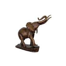 Bronze Elephant Tabletop Sculpture - £567.56 GBP