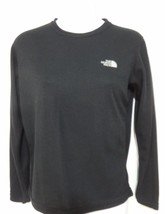The North Face S Black Long-Sleeve Pullover Crewneck Shirt Top USA Made - $23.03