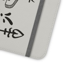 Stay Wild Flip Phone Case - Faux Leather, Printed Design, Polycarbonate Shell, E - £27.75 GBP
