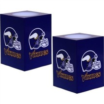 Northwest Minnesota Vikings 2-Pack Flameless Candles Free ship Tailgate Party - £14.55 GBP