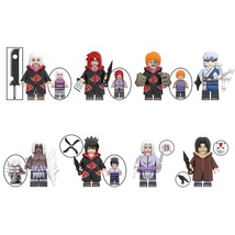  naruto series taka akatsuki sasuke suigetsu jugo karin minifigures set lego compatible thumb200