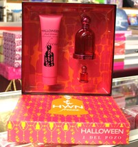 Halloween Freesia 3PCs Women Set, 3.4 oz + 0.15 mini + 5.0 Body Lotion, Rare - £51.14 GBP