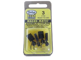 Kadee #3 Assembled #148 Whisker Metal Couplers (2Pair) : HO Scale - $7.87