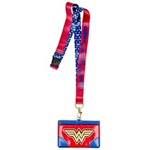 DC Comics Wonder Woman Symbol ID Card Holder Lanyard - $13.71