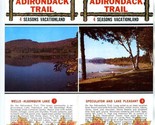 Route 30 The Adirondack Trail Brochure New York 4 Seasons Vacationland - $17.80