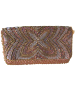 Vintage Bronze Beaded Evening Bag~Clutch~LaRegale Ltd~Excellent Condition - $29.70