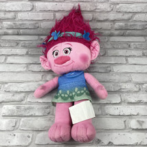 Dreamworks Poppy Trolls Doll Plush Pink With Dress 2018 24&quot; - £18.84 GBP