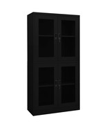  Office Cabinet Black Steel Large Filing Cabinet Rectangular - $7,790.02 MXN