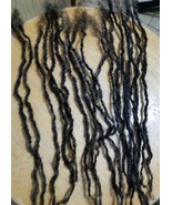100% Human Hair Locks handmade Dreadlocks 150 pieces 10&quot; black micro 2mm... - £373.67 GBP