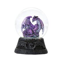 Dragon Ball Water Globe with Glitters 80mm Resin Figurine Hoarfrost Purple - $25.98