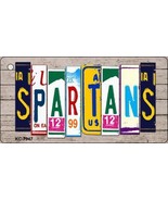 Spartans Wood License Plate Art Novelty Key Chain (Not Real Wood, Design... - $16.34 CAD