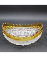 Rare Antique c.1890 Hobbs Brockunier #327 Quartered Block EAPG Glass Ber... - $20.25 CAD