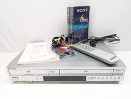 Sony SLV-D370P DVD VCR Recorder W/ Remote Manual Tested Working SHIPS AS... - £136.94 GBP