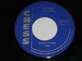 Rusty York Sugaree Red Rooster 45 Rpm Record Vintage Chess Label - £19.65 GBP