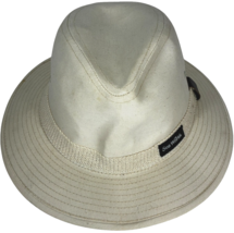 VTG Sea World Medium Size Canvas Ivory Panama Safari Sun Hat - Made in USA - $366.59 MXN