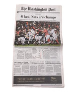 Washington Nationals The Washington Post October 31, 2019 Newspaper - £7.62 GBP