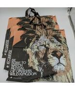Lot Of (4) Vintage Lion Mutal Of Ohama&#39;s Wild Kingdom 20&quot;X20&quot; Bags - $44.96 CAD