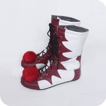 Fashion White High Heel Boots Women Ankle Boots Costume Props Adult Cosplay Boot - £42.67 GBP