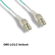 Kentek 6.56ft/2m OM3 LC to LC 10Gb Multi-Mode Fiber Cable Uniboot 50/125... - £25.75 GBP