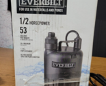 Everbilt 1/2 HP Waterfall Submersible Utility Pump SUP80-HD - $49.49