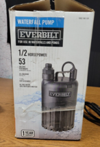 Everbilt 1/2 HP Waterfall Submersible Utility Pump SUP80-HD - £38.78 GBP