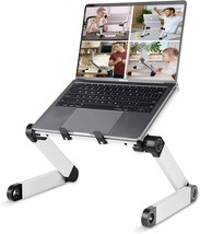 Laptop Desk Adjustable Height Stand Table for Bed and Sofa Complete Work... - £17.60 GBP
