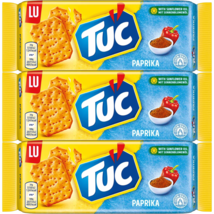 LU Tuc crackers PAPRIKA FLAVOR 3 pack/3 x 100g -Made in Germany FREE SHI... - $23.75