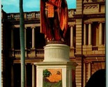 King Kamehameha Statue Honolulu Federal Building Hawaii UNP Chrome Postc... - $2.92