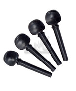 Ebony Violin Tuning Pegs 4/4 Size New High Quality Fiddle Violin Parts S... - $10.29