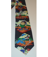 Looney Tunes Mania Necktie: Tasmanian Devil, Bugs Bunny, Daffy Duck, Syl... - $12.95