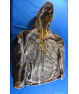 BROWNING MEN&#39;S REAL TREE XTRA BRANCH HUNTING CAMO PULLOVER HOODIE SWEATER M - $22.96