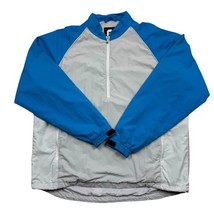 FOOTJOY Men Sport Windshirt Size M Half Zip Long Sleeve Morro Bay Golf C... - $27.95