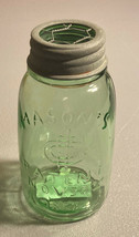 Midget Pint Mason Jar Flower Frog - £23.91 GBP