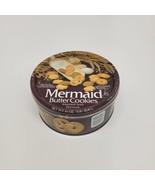 Mermaid Butter Cookies Tin Collectible Canister - £7.68 GBP