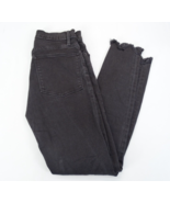 Frame Denim Le Haut Jeans Moulant Sz 26 Asymétrique Frange Ourlets Dentelé - £14.91 GBP
