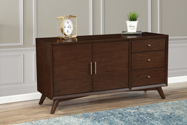 Melbourne 2 Drawers Sideboard, Walnut - $18,188.88 MXN