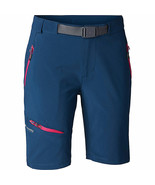 Womens New NWT Columbia Blue 8 Belt Shorts Bright Pink Pockets Long Nort... - £109.99 GBP