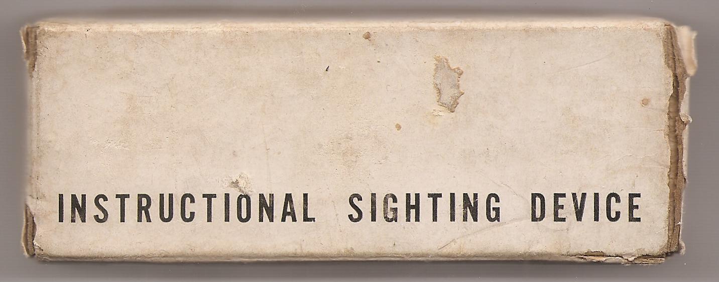 Vintage US Army Military Instructional Sighting Device For Rifle Sights - $8.00