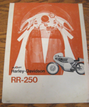 1974 1975 1976 Harley-Davidson RR-250 Racing Sales Brochure Aermacchi - £30.37 GBP