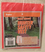 Blaze Orange Safety Vest - One Size Fits Most - NEW Hunting, Biking, Wal... - £3.85 GBP