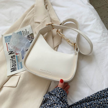 Simple Retro PU Leather Crossbody Bags Chain Brand Handbags and Purse Ladies Fas - £22.76 GBP