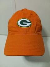 Green Bay Packers Hunting Down Hunger Blaze Orange Adjustable Cap Hat - £11.67 GBP