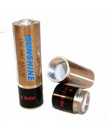 2 BATTERY AA SHAPED STASH PILL BOX hide batteries novelty holder pills s... - €8,29 EUR