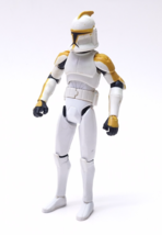 Star Wars Clone Wars 212th Battalion CLONE TROOPER 3.75&quot; Action Figure H... - $20.43